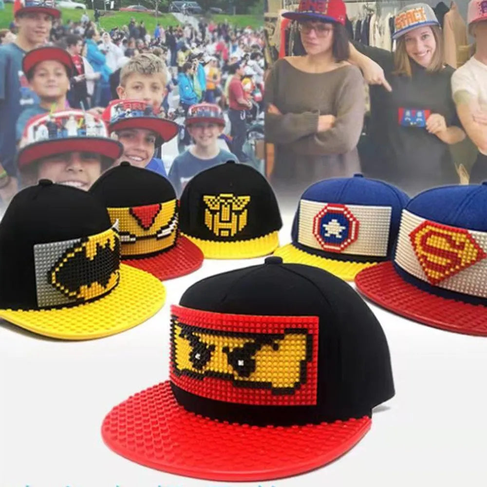 DIY Personalized LEGO Baseball Caps for Kids and Adults