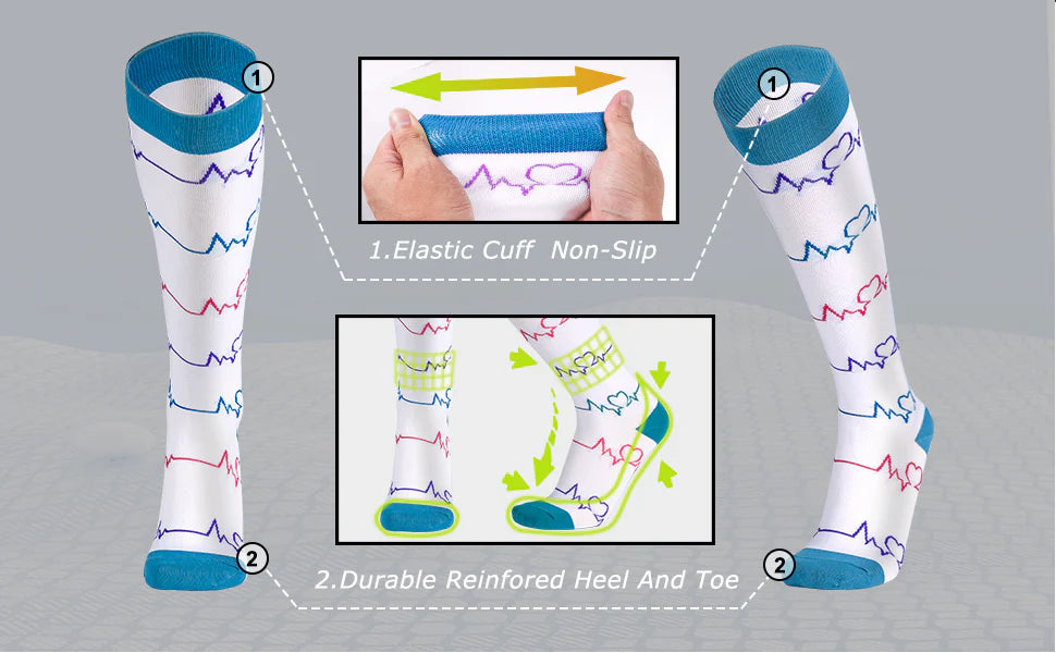 Cross-Border Double Compression Socks