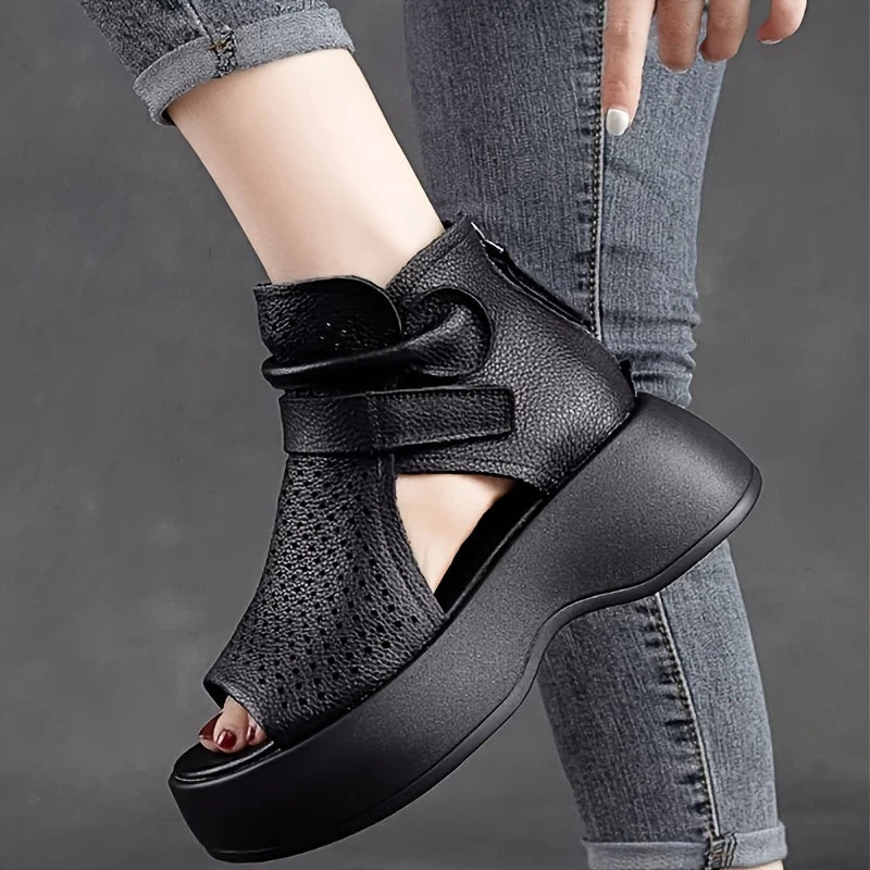 Roman High-Top Platform Sandals