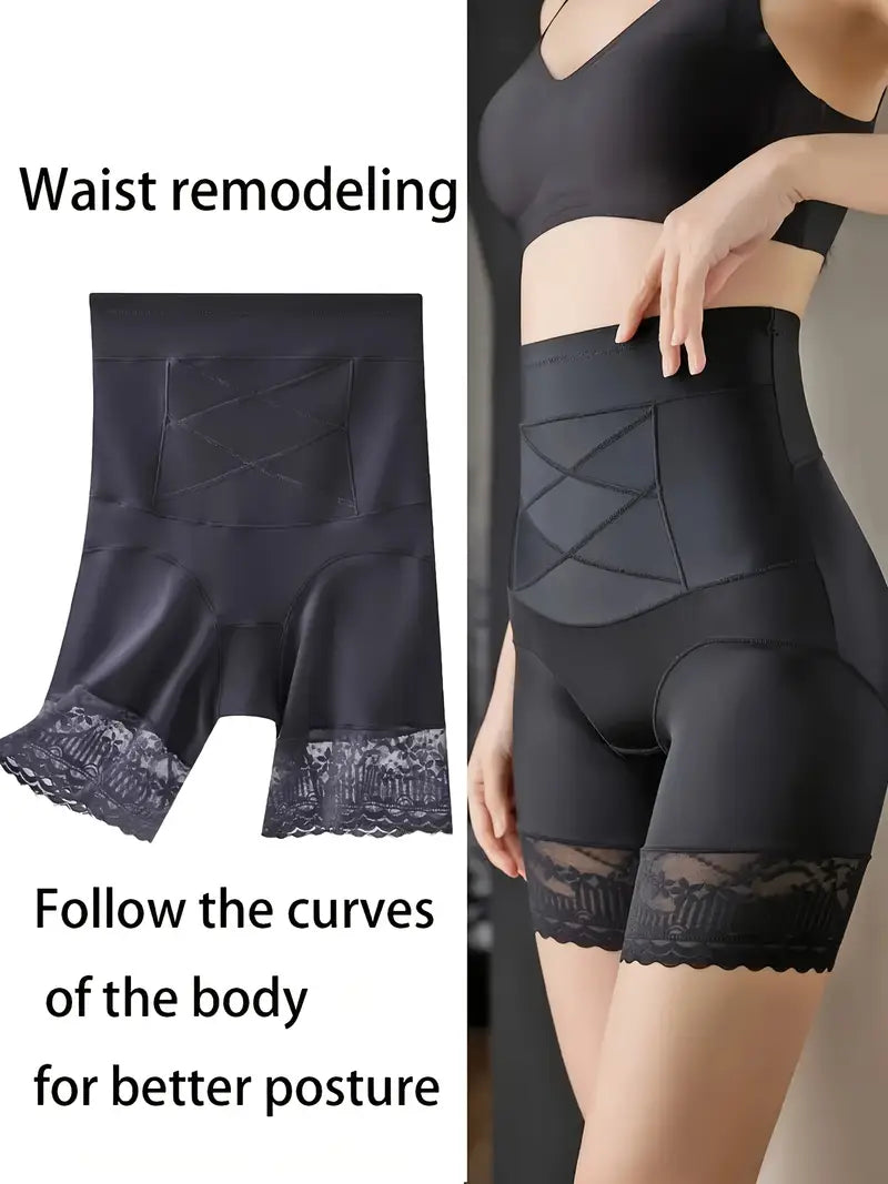 High-Waisted Tummy Control Shapewear Shorts