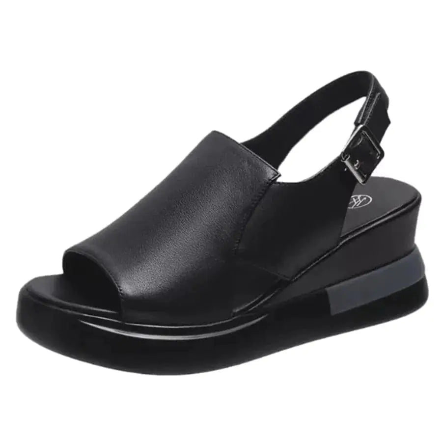 Stylish Orthopedic Platform Sandals - OrtoSoft™