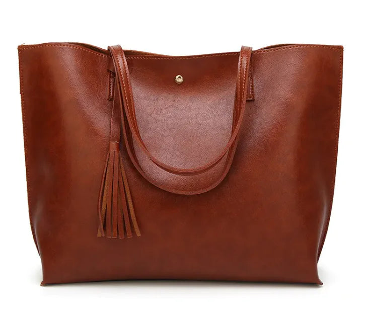 Italian Tassel Tote Shoulder Bags