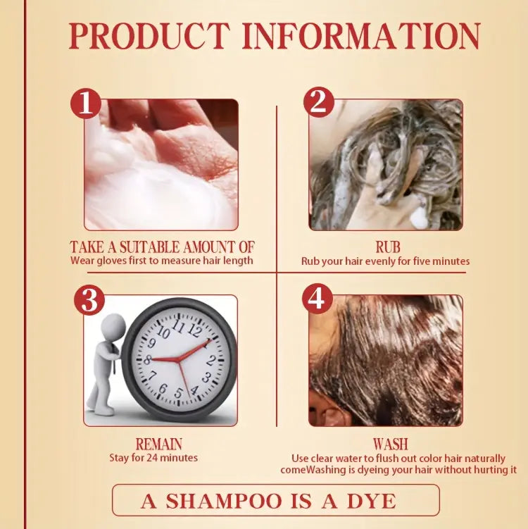 MOKERU Argan Oil Hair Color Shampoo