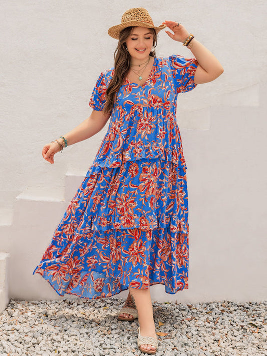 Rustty Dustty Plus Size Viscose Boho Dress