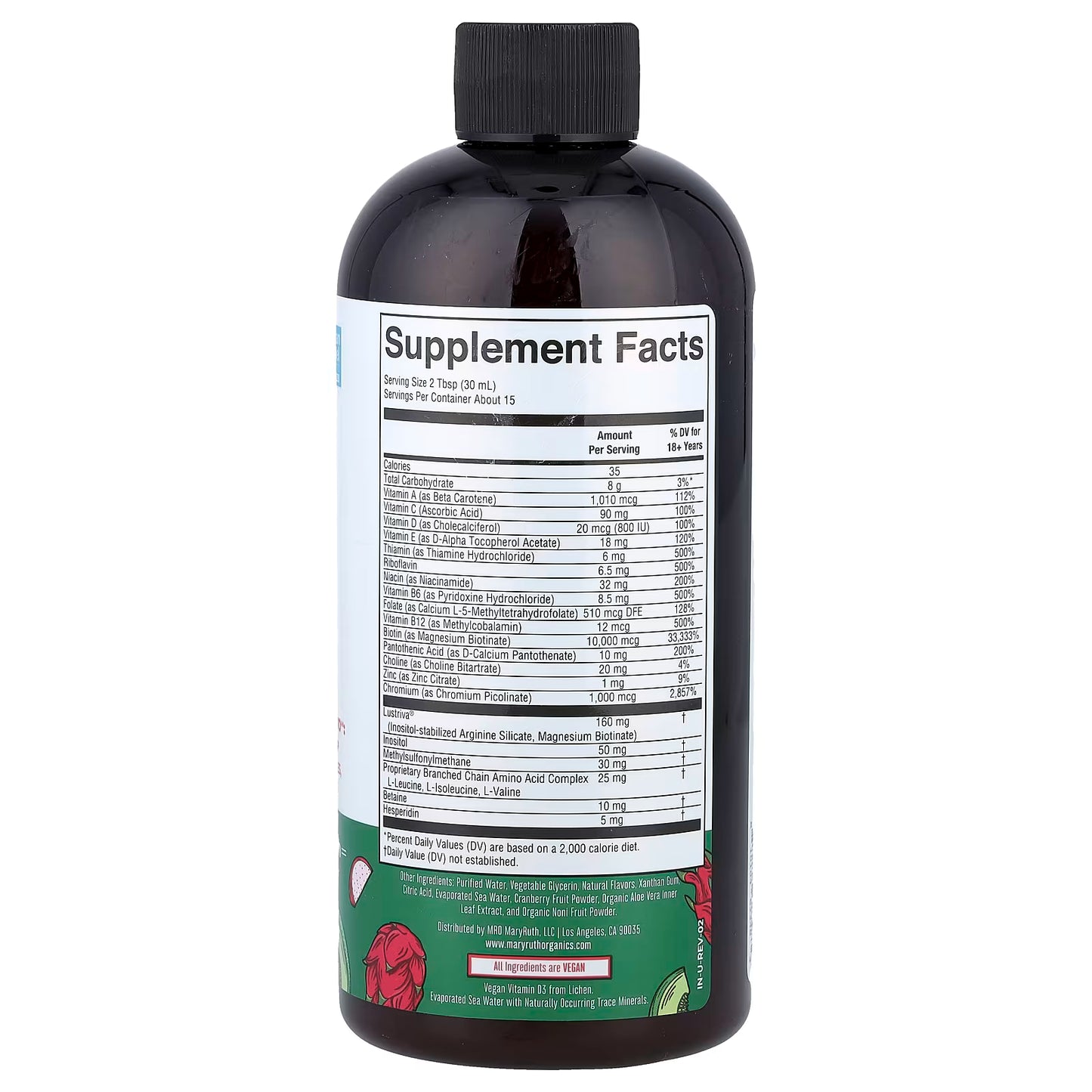 Mary Ruth's Liquid Morning Multivitamin + Hair Growth