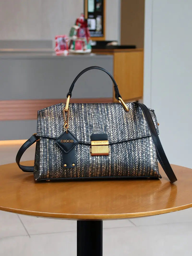 CIOCO Kiss Lock Snake Handbags
