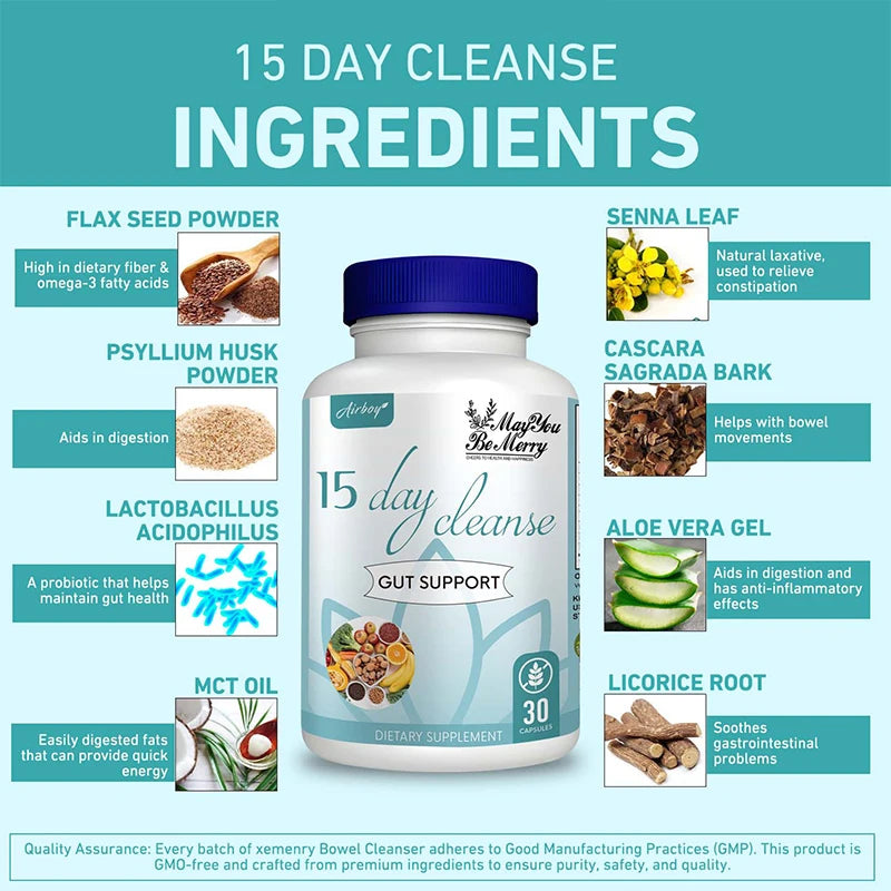 15 Day Gut Cleanse Capsules