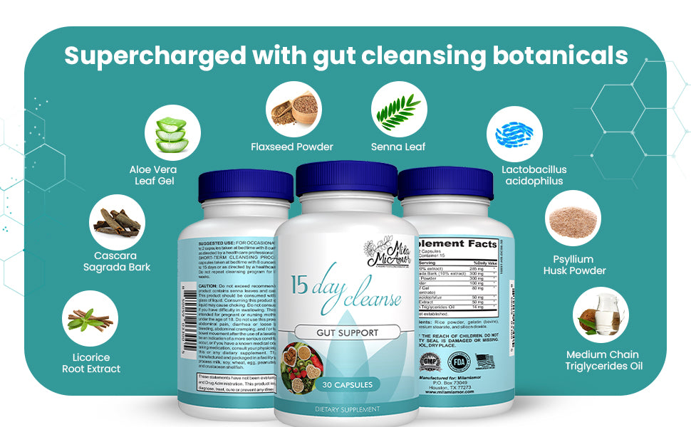 15 Day Gut Cleanse Capsules