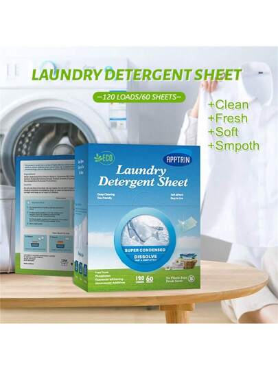 APPTRIN Eco Laundry Detergent Sheets