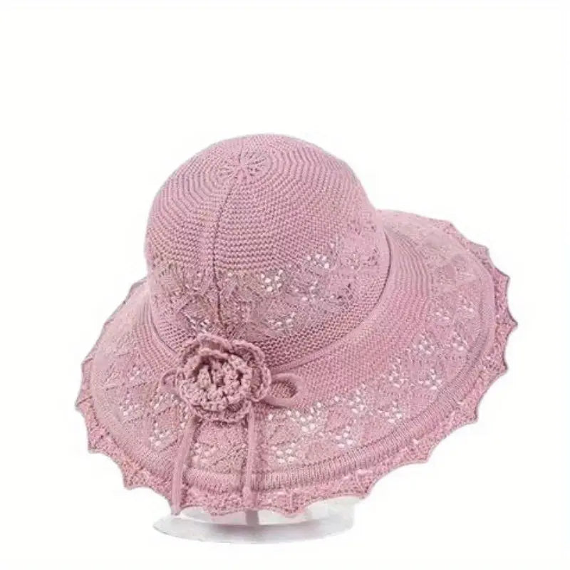 Lacy Breathable Wide Brim Sun Hats