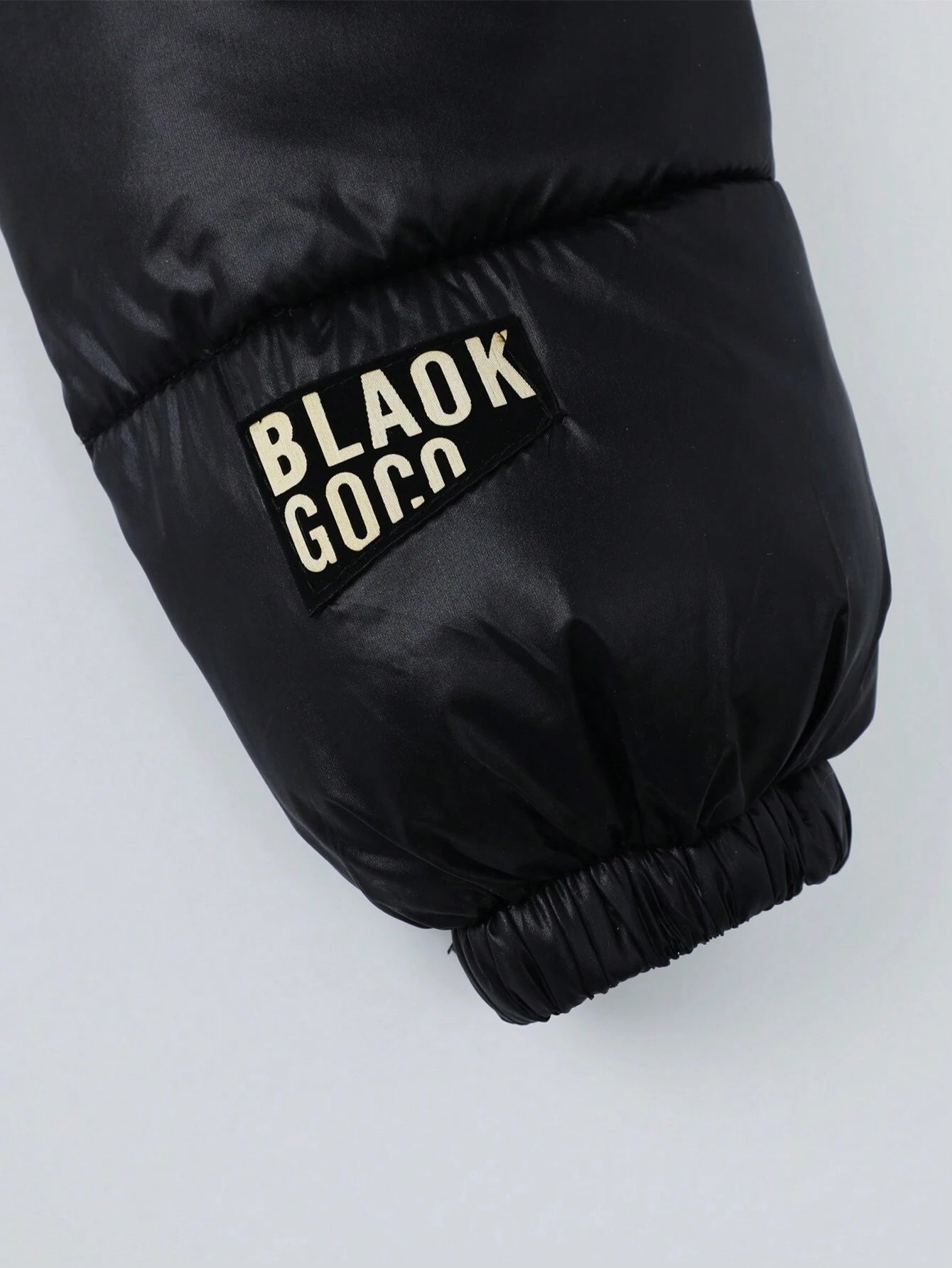 Black Gold Duck Down Puffer Jacket