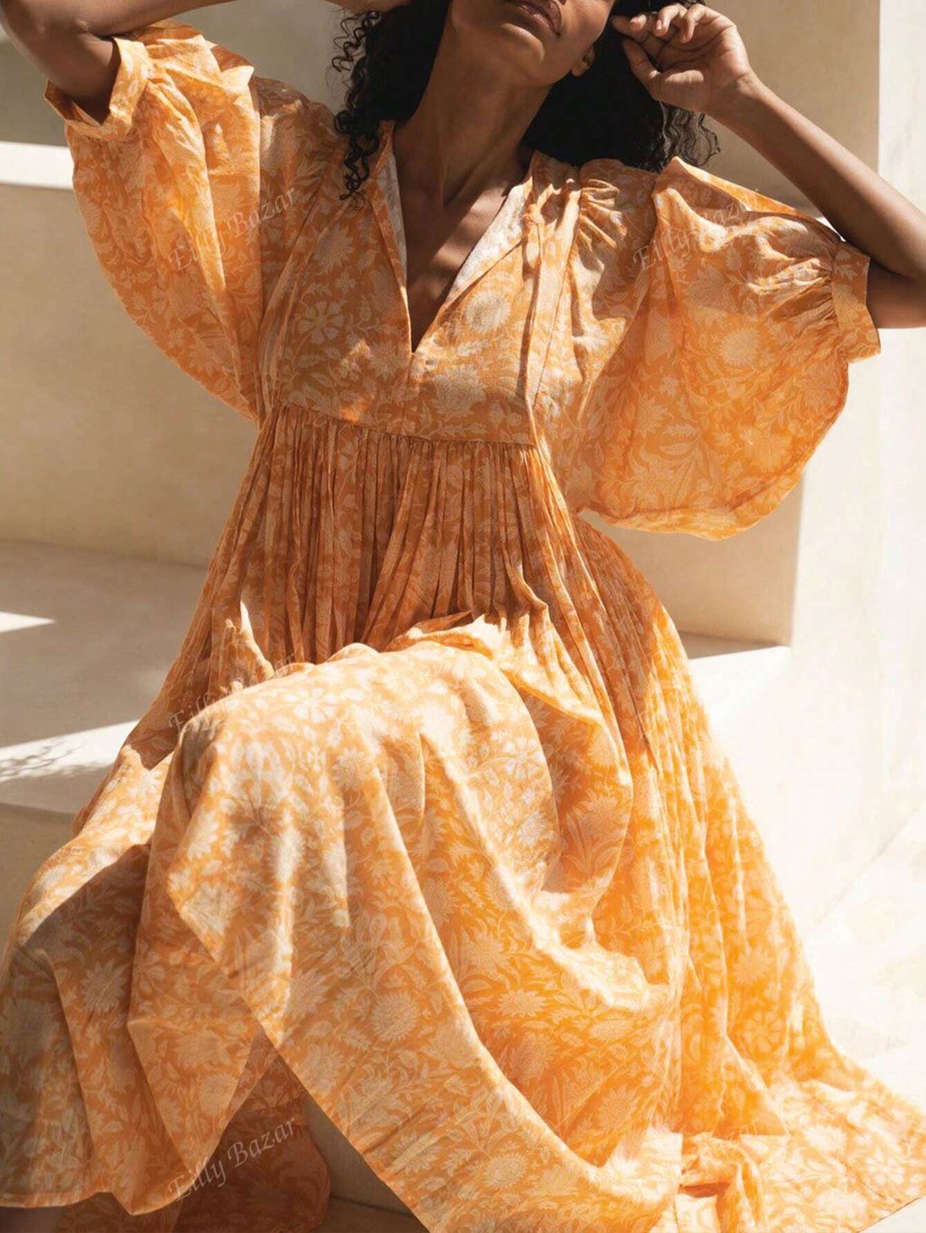 Eilly Bazar Viscose Printed Dress