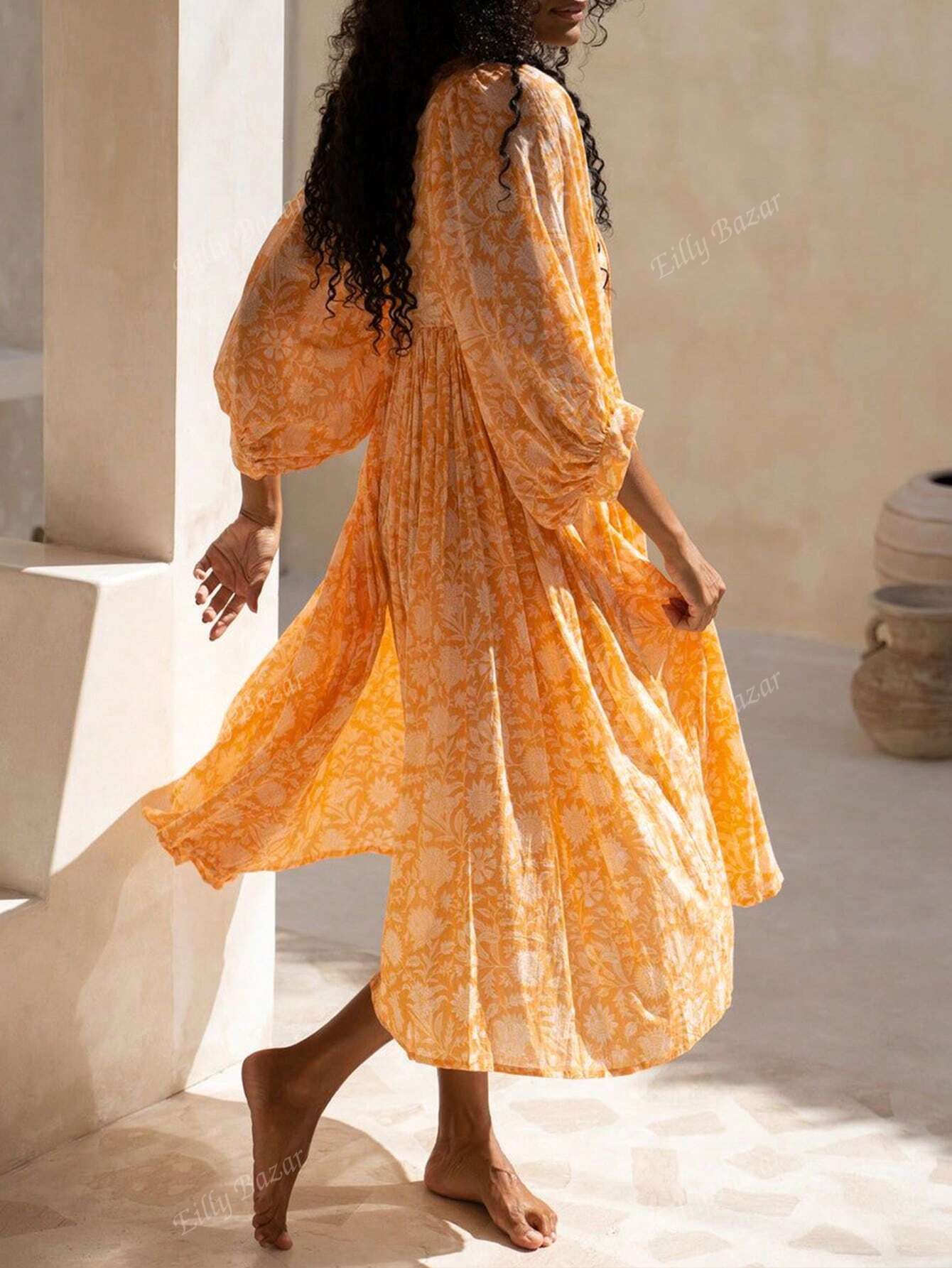 Eilly Bazar Viscose Printed Dress