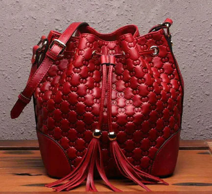 Vintage Leather Bucket Bags