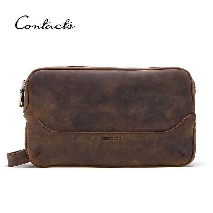 Crazy Horse Cowhide Organizer Bag