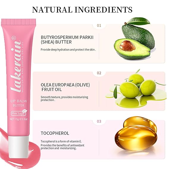 Lakerain Hydrating Vegan Lip Balm Butter