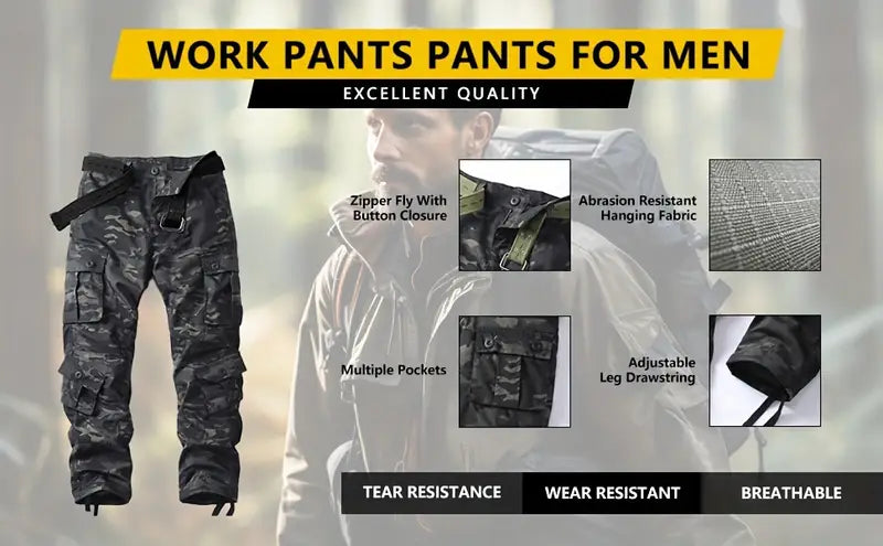 AKNAVY Camouflage Tactical Cargo Pants