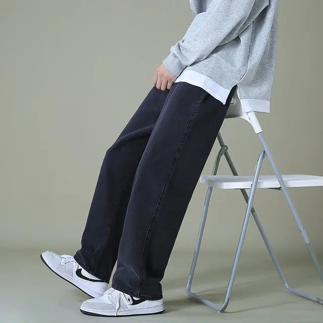 Wide Leg Denim Jeans