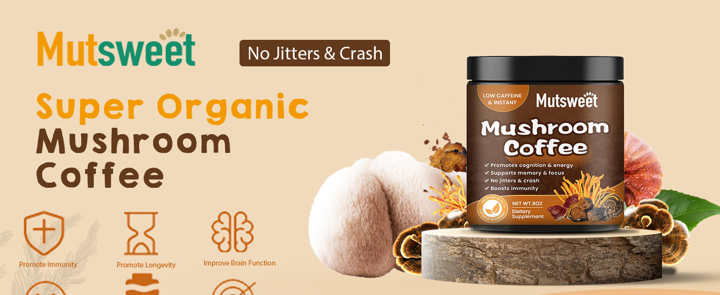  MUTSWEET Organic Ground Coffee