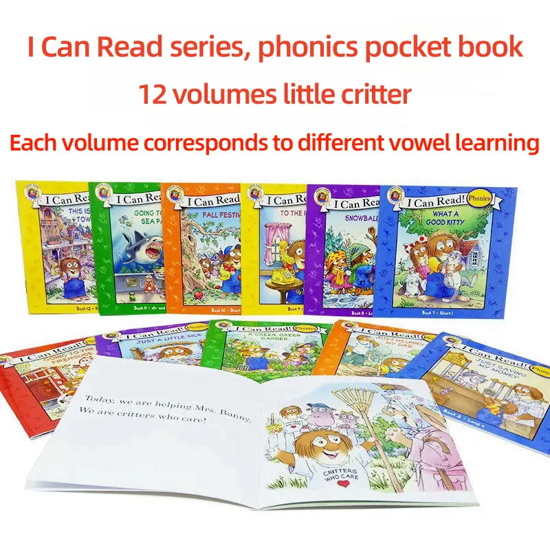 I Can Read Phonics Learning Books
