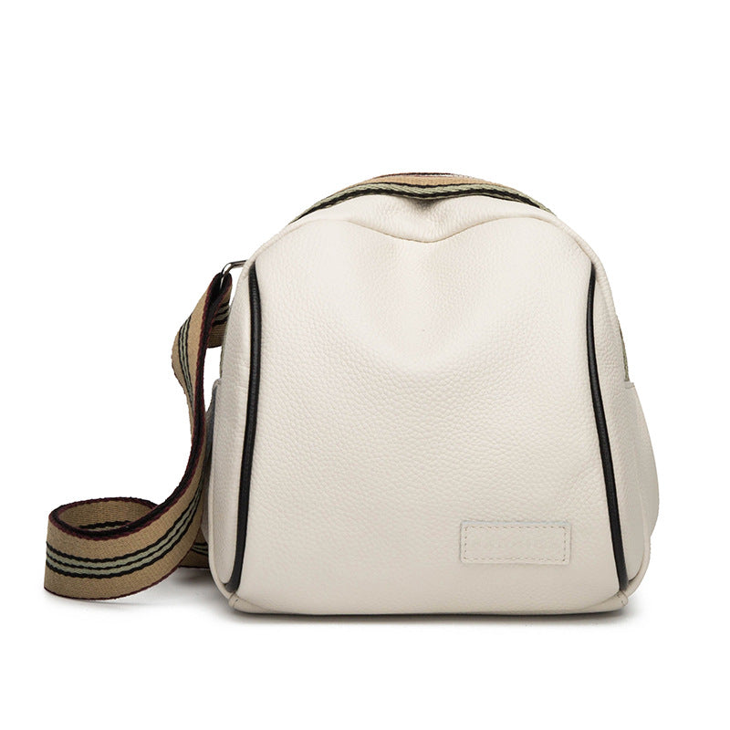 Annmouler Genuine Cowhide Leather Saddle Handbags