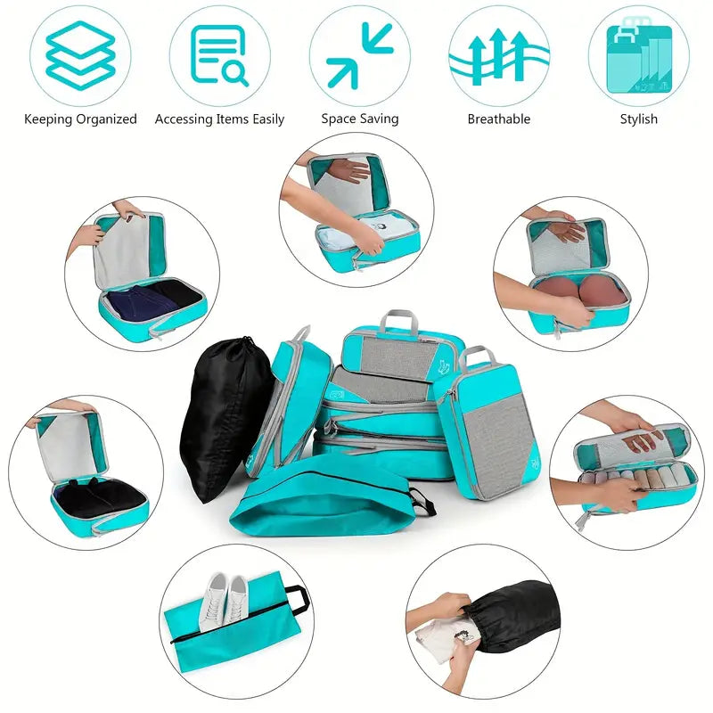 Travel Compression Packing Cubes