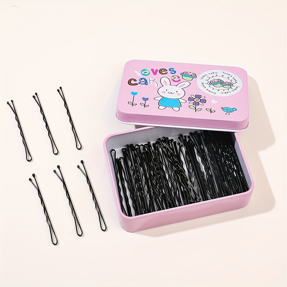 Bobby Pins and Hairpin Storage Tin