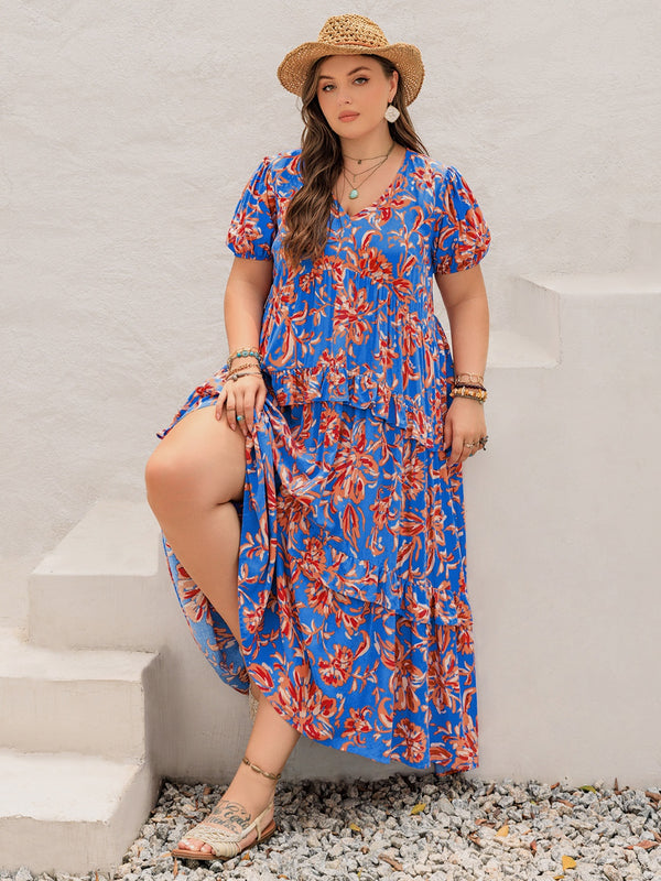 Rustty Dustty Plus Size Viscose Boho Dress