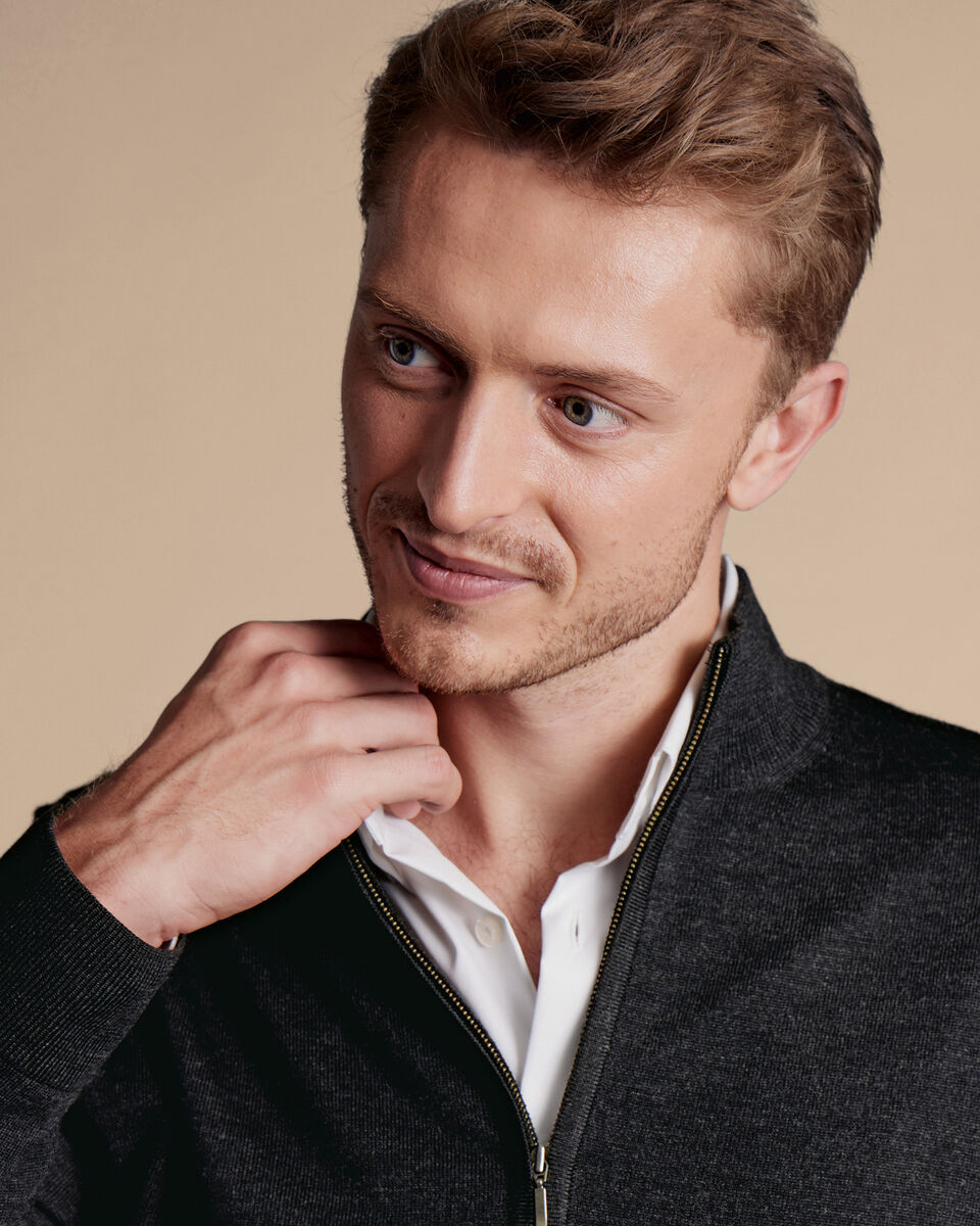 Brunello Cashmere Turtleneck Zip Cardigans