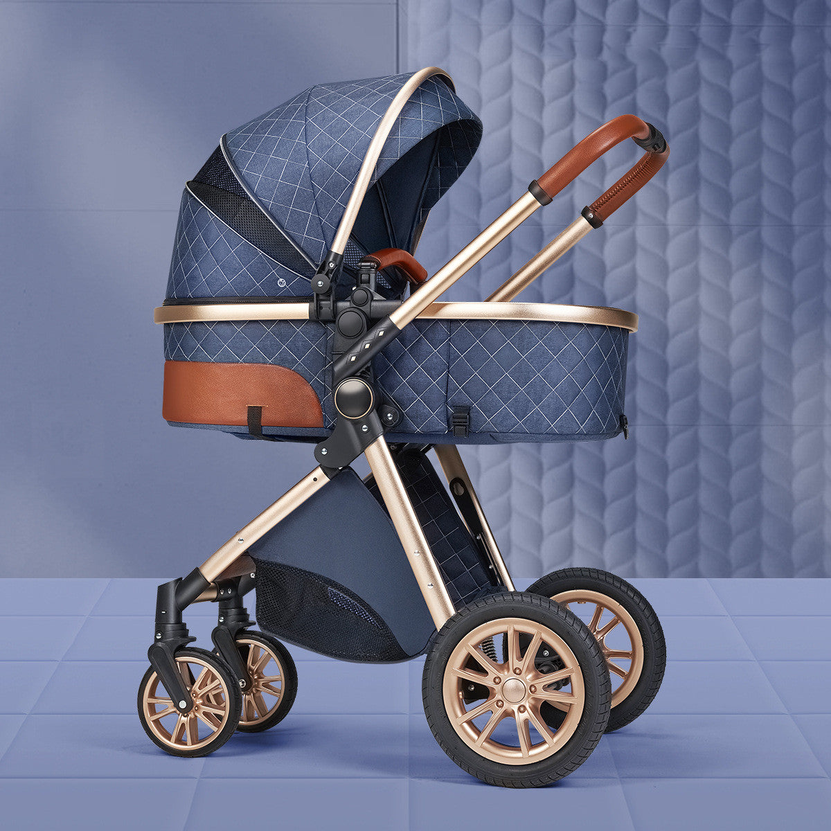 Stylish High View Lightweight 3 in 1 Pram and Strollers