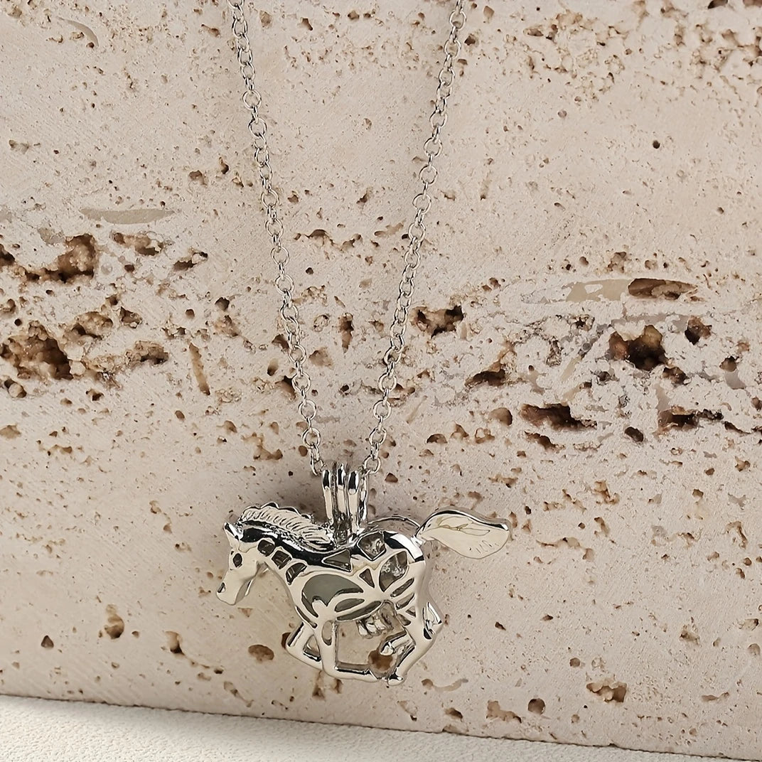 Luminous Horse Necklace