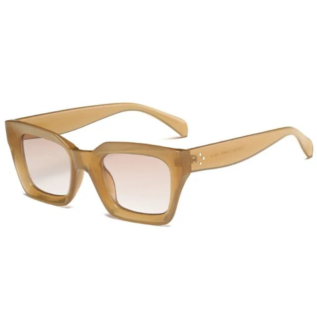 FEISEDY Luxury Square Sunglasses