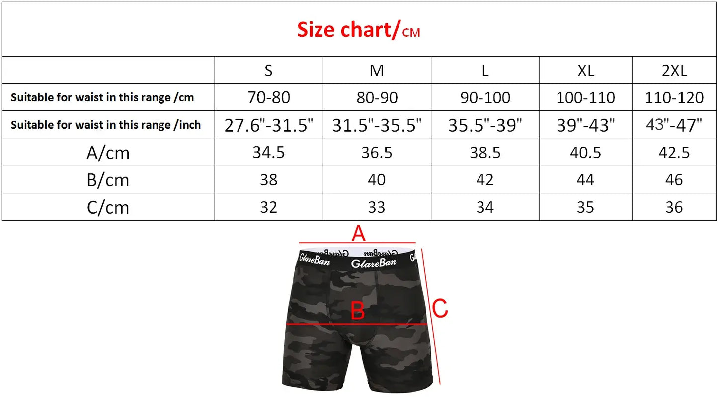 GlareBan Black Camo Boxers