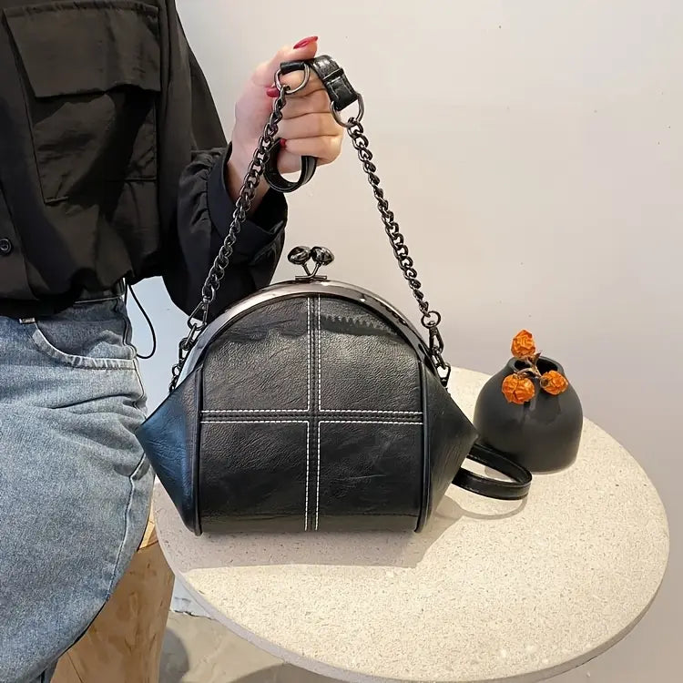Vintage Kiss Lock Clutch Handbags