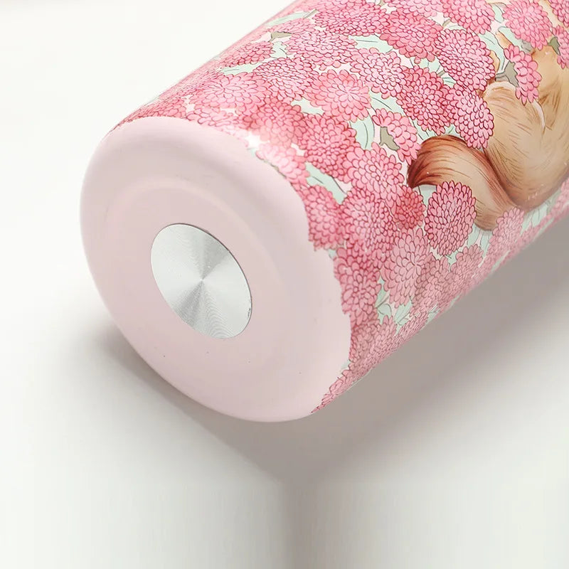 The Cute Elves Straw Water Bottles  (Nuan Qin Cup)