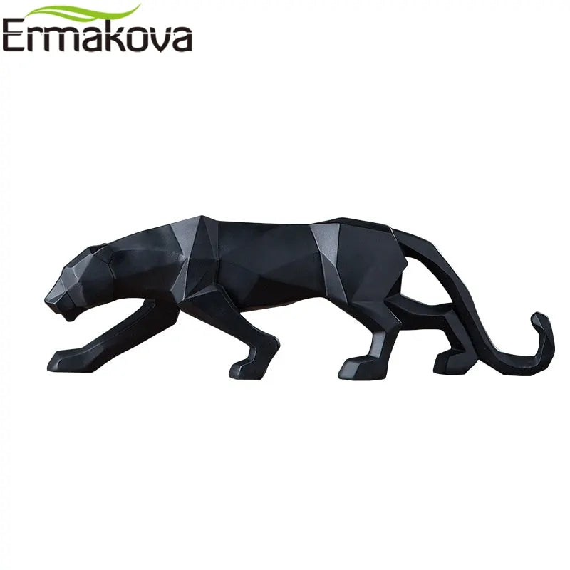 ERMAKOVA Panther Geometric Resin Figurines