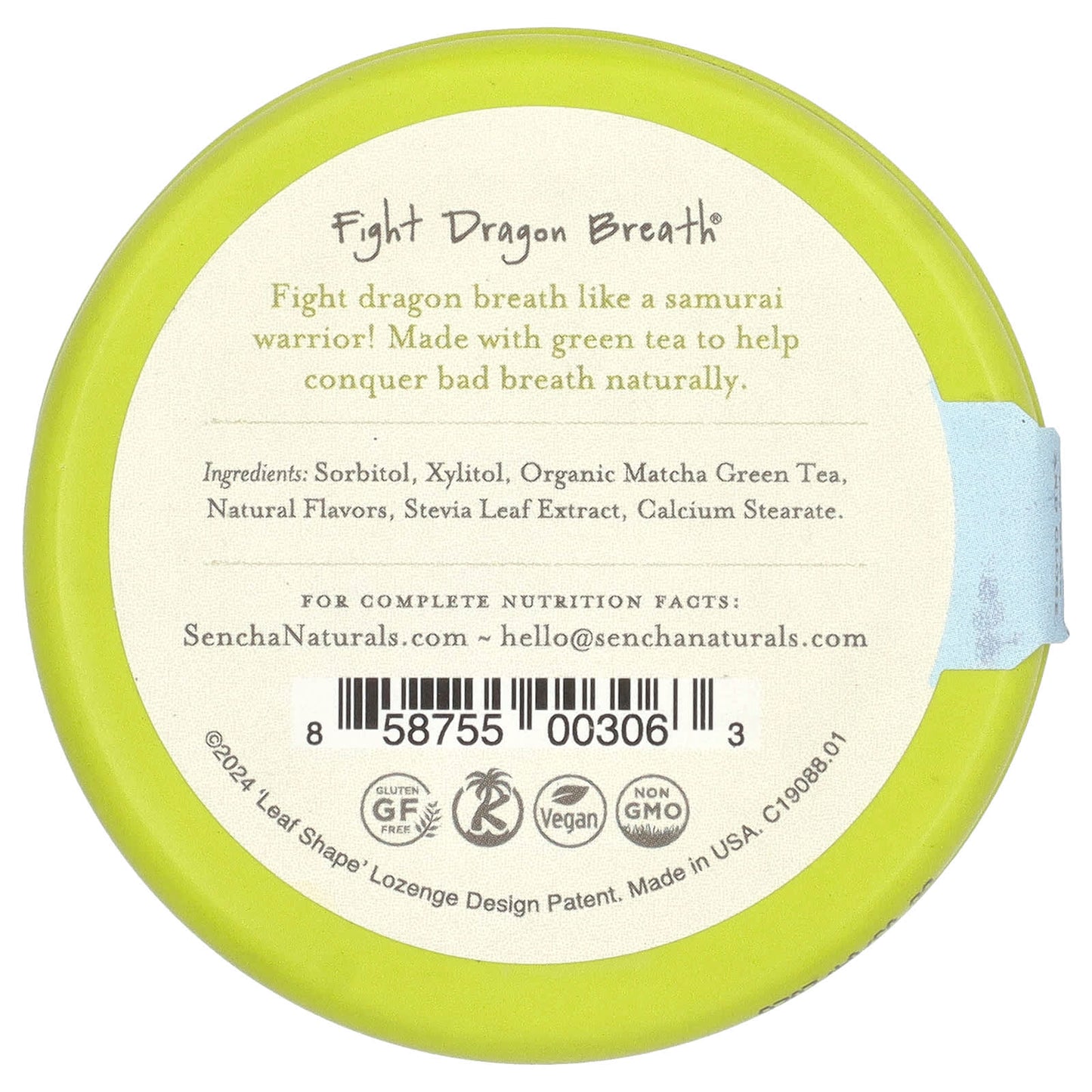 Sencha Naturals, Green Tea Mints