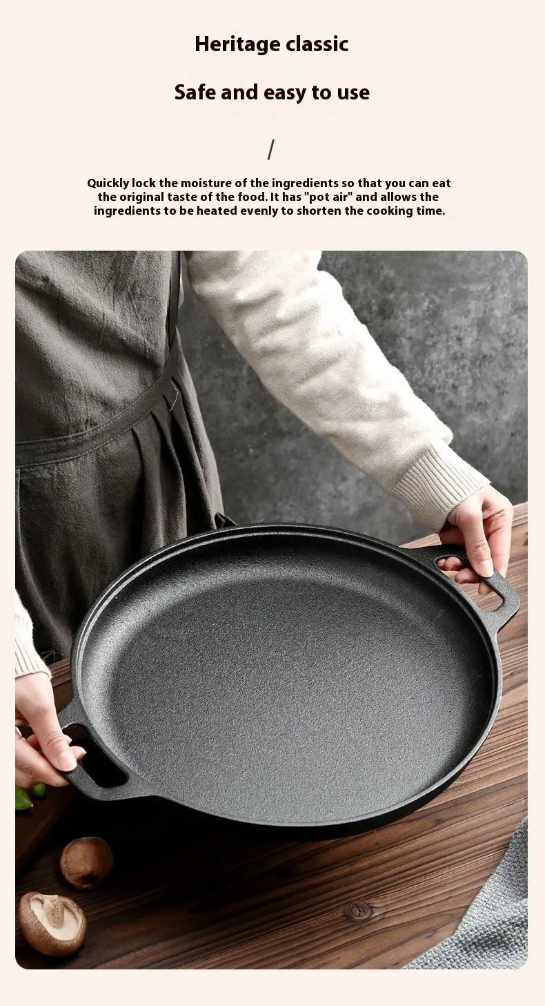 Multi-Function Cast Iron Non-Stick Griddle Skillet