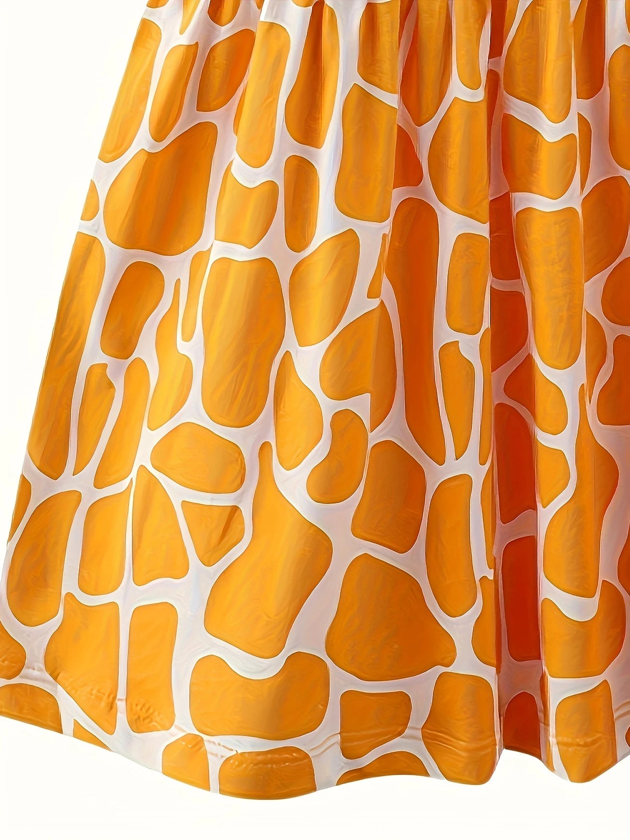 Jumping Meters Giraffe Short Sleeve Dress