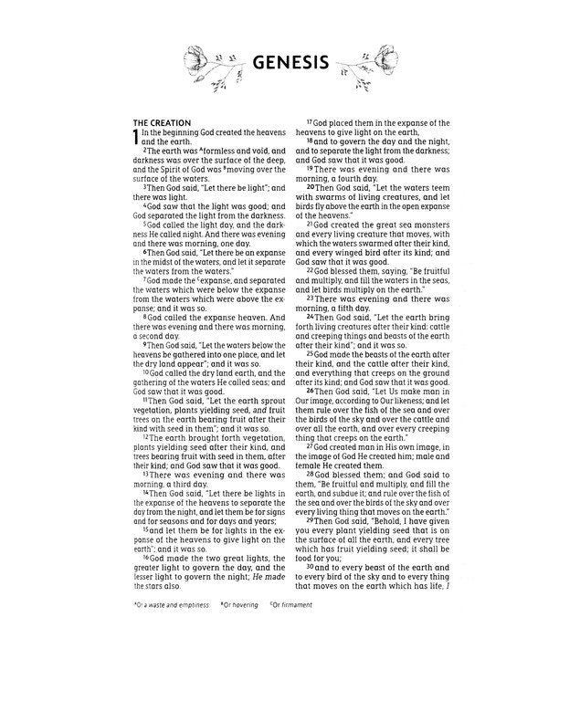 NASB Artisan Almond Floral Collection Bible
