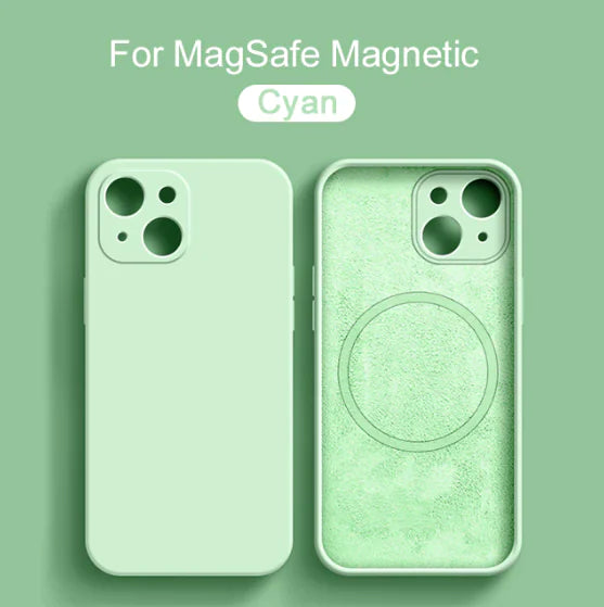 Magnetic Liquid Silicone iPhones Cases