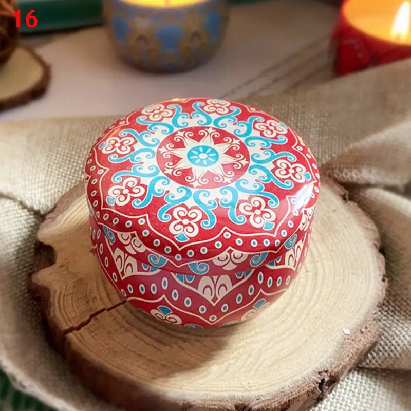 Scented 100% Natural Soy Candles - Vintage Flower Jars