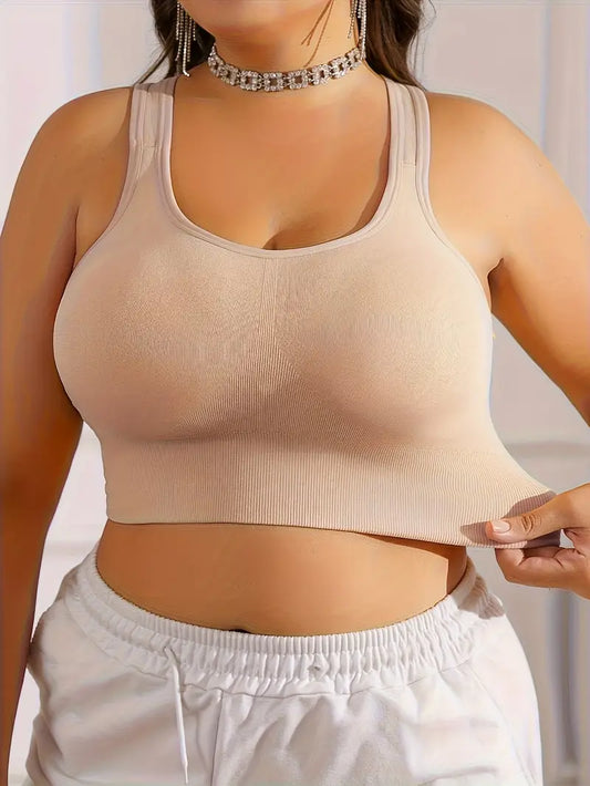 CELILIN Racerback Plus Size Sports Bras