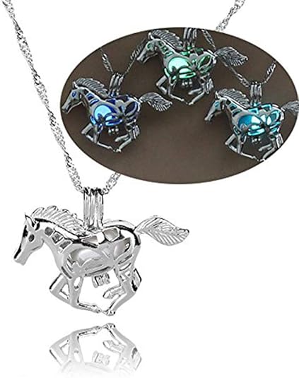 Luminous Horse Necklace