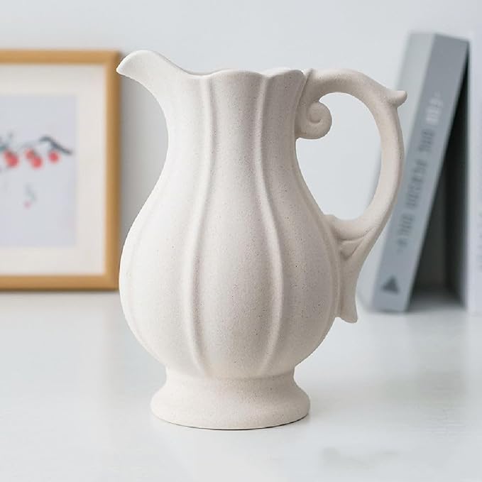 MODISSON Elegant Ceramic Pitcher Vase