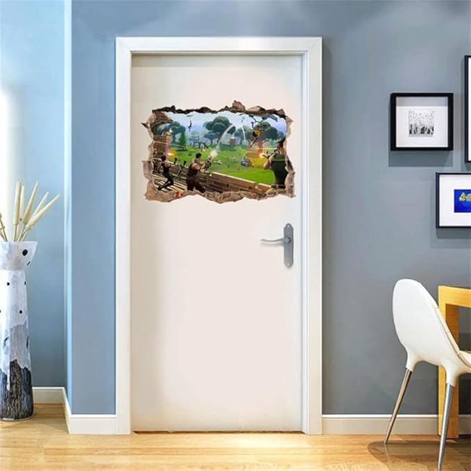 3D Fortnite PVC Wall Stickers
