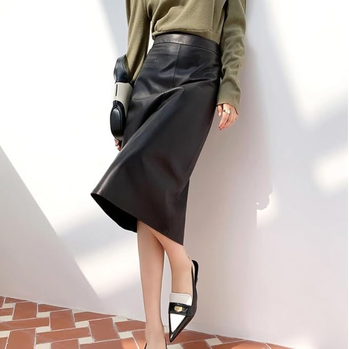 ICONIC Genuine Leather Skirt