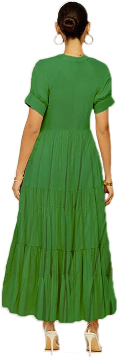 Elegant Tiered Maxi Dress
