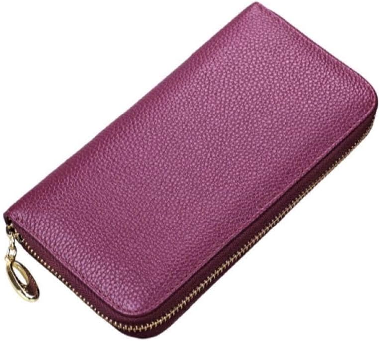OX KNIGHT Cowhide Leather Multifunctional Zip Wallets