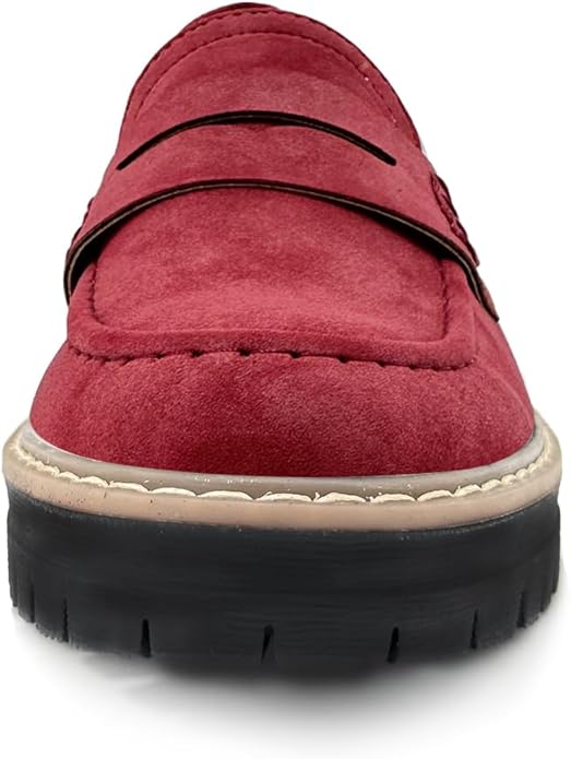 Geneva Platform Penny Loafers